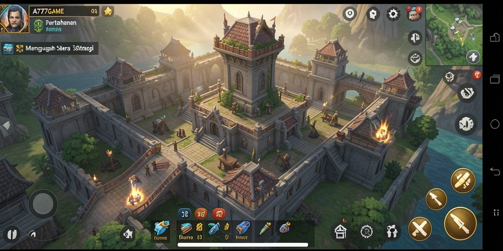 Gameplay mendebarkan A777GAME dalam genre Tower Defense.