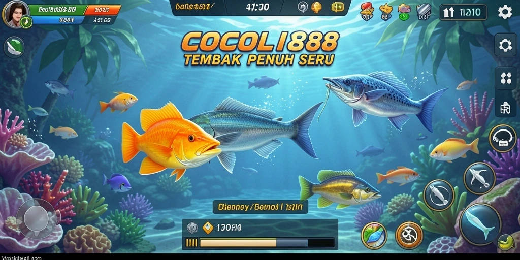 Gameplay seru dan grafis menawan COCOL88 dalam Tembak Ikan.