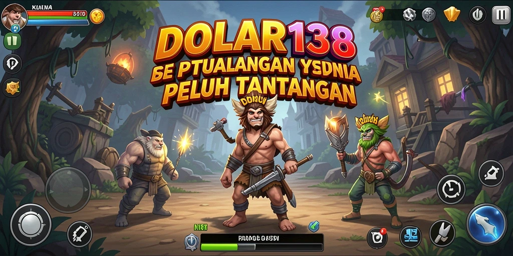 Tampilan gameplay DOLAR138 yang menampilkan aksi petualangan yang seru.