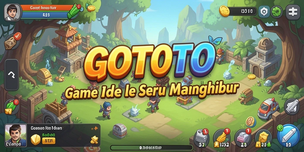 Tampilan gameplay GOTOTO yang menarik dan menghibur.