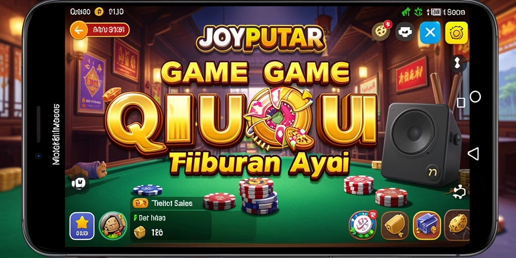 Tampilan grafis menarik dari gameplay QiuQiu JOYPUTAR.