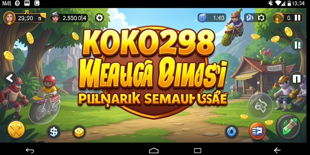 Tangkapan layar gameplay KOKO288 dengan fitur simulasi yang mengesankan.