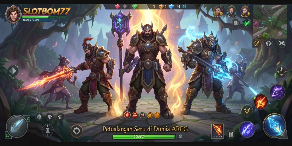 Gameplay seru dengan grafis menawan di SLOTBOM77.