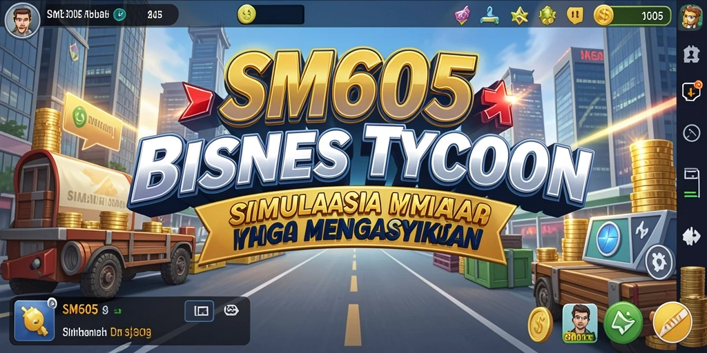 Tampilan menarik dari gameplay Tycoon SM605 yang penuh tantangan.